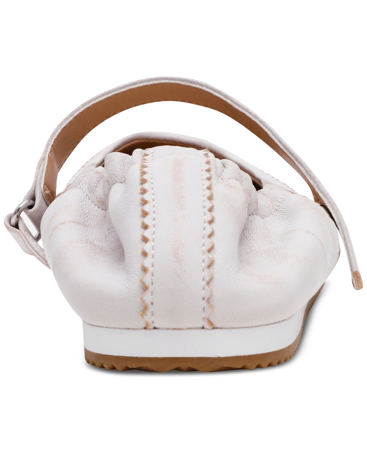 Steve Madden Anaya Mary-jane Ballet Flats In White