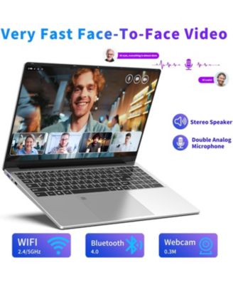 16 Inch Laptop Computer, Gaming Laptop, 16GB RAM 1TB SSD, N100 Processor, FHD 1920  1200, 180° Open, Backlit Keyboard, Windows 11 Pro, Fingerprint Unlock, UHD Graphics 750 MHz, Student