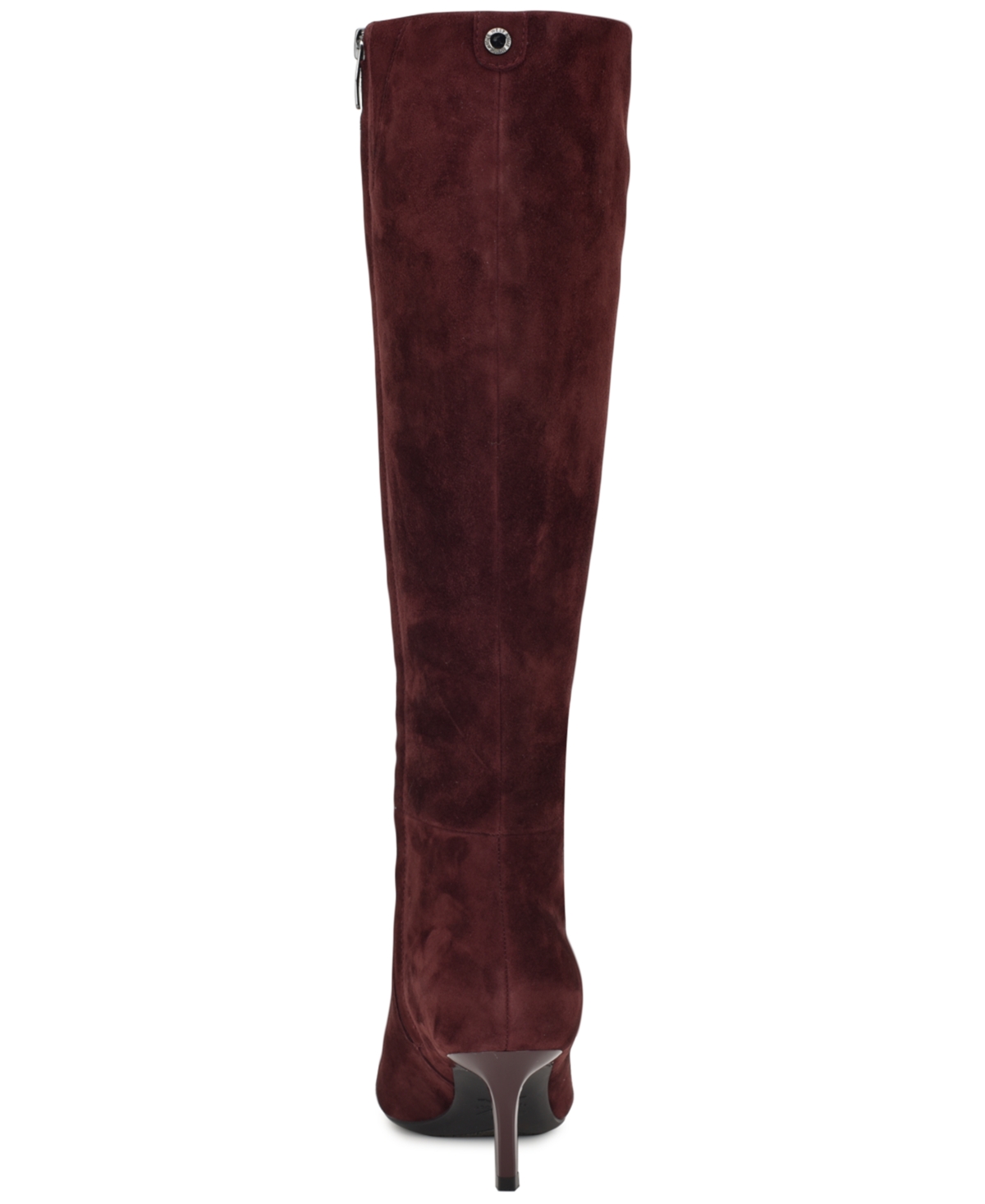 Nine West Women's Kimdee 9x9 Tall Stiletto Dress Boots In Burgundy