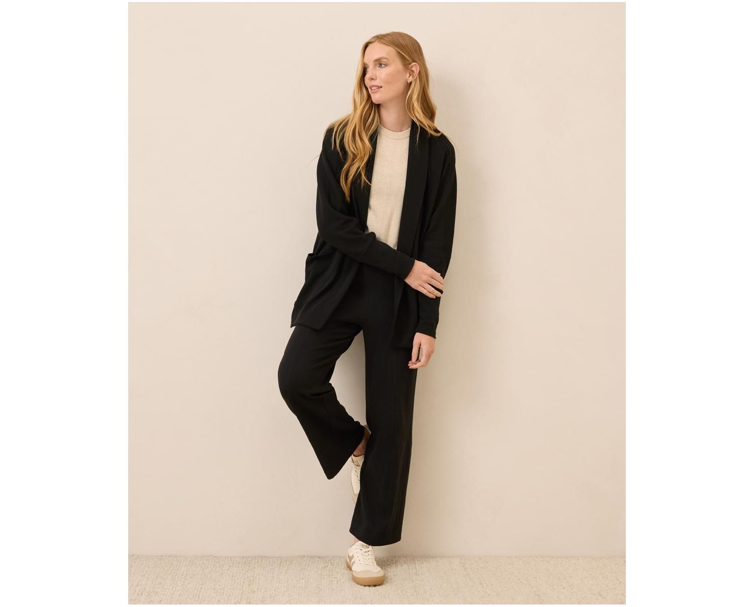 Women's Organic Cotton Airplane Wrap Cardigan