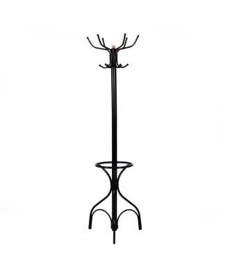 Metal Coat Hat Rack Organizer Clothes Hanger Hooks Tree Stand Umbrella Holder