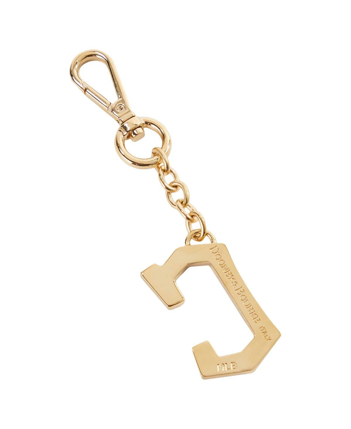 Dooney & Bourke Cleveland Guardians Pendant Bag Charm In Gold