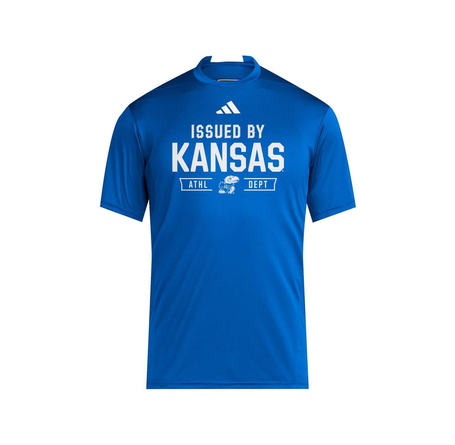 Men's Royal Kansas Jayhawks 2025 Training Performance Team T-Shirt