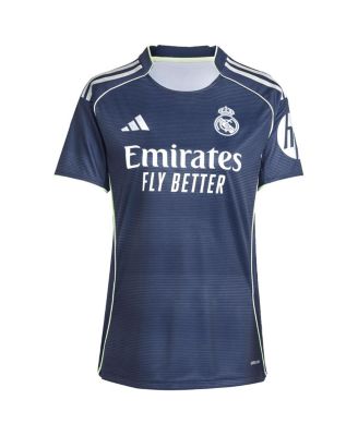 Women's Blue Real Madrid 2025/26 Away Replica Jersey