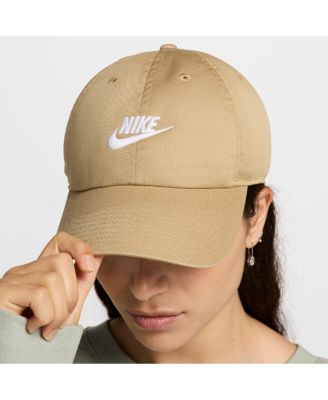 Men's and Women's Khaki Futura Wash Club Adjustable Hat