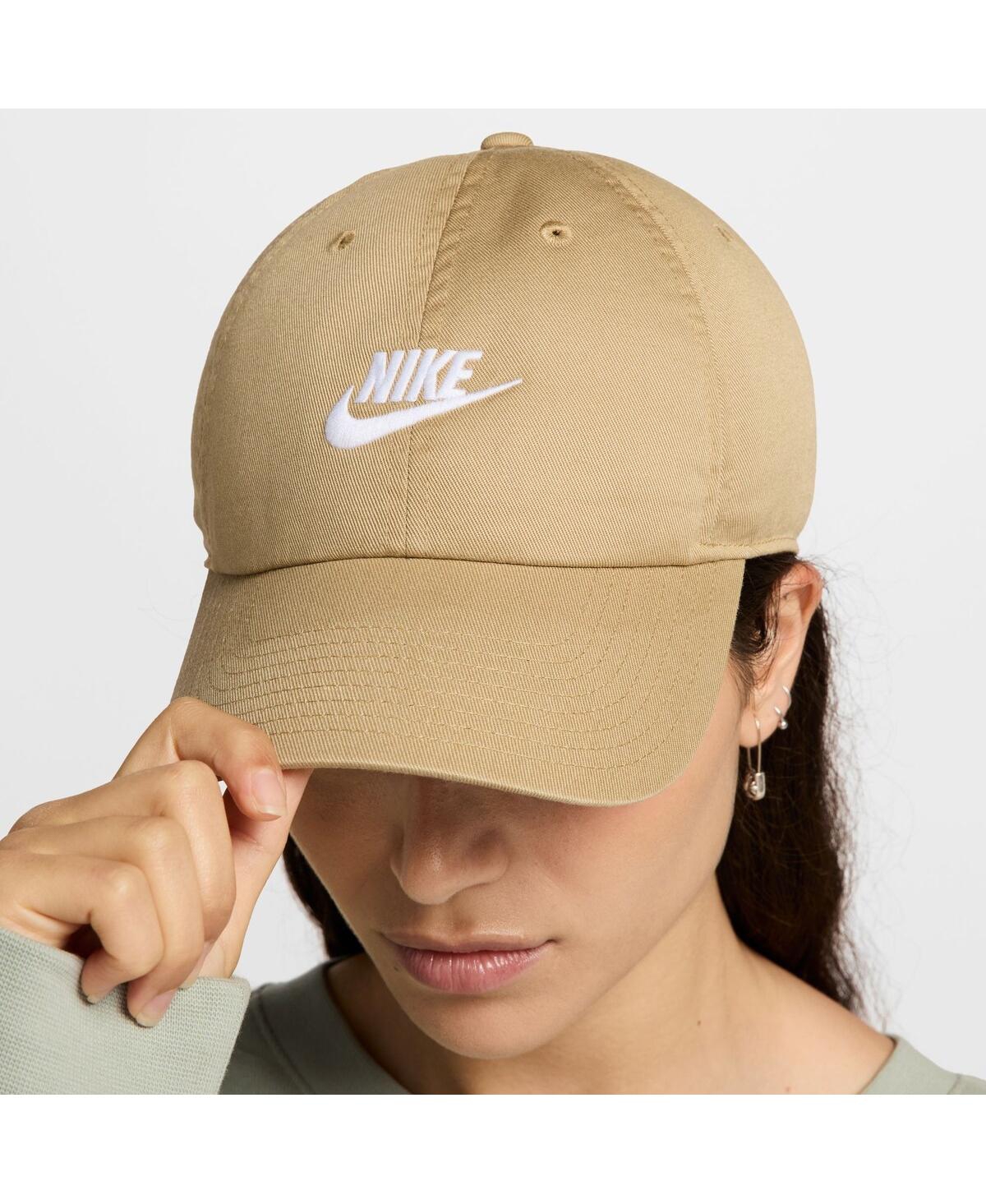 Nike Men's and Women's Khaki Futura Wash Club Adjustable Hat