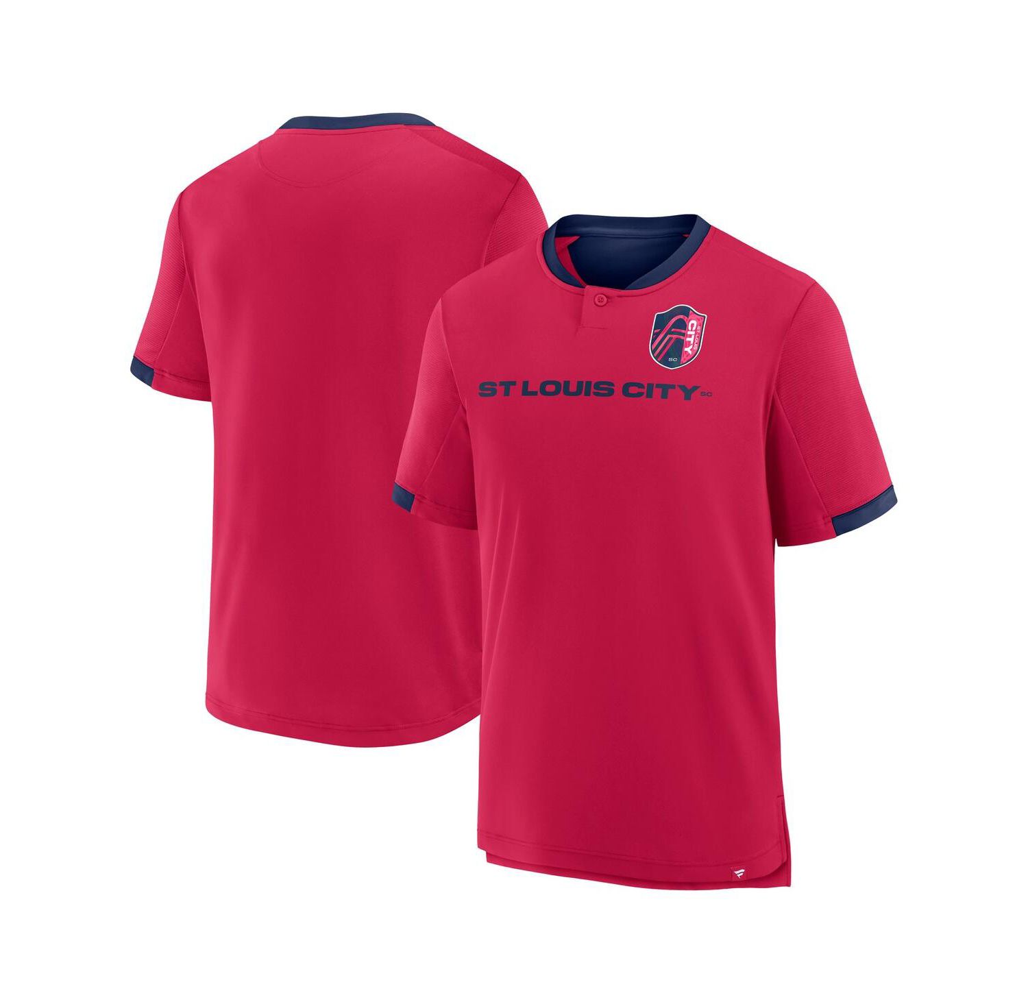 Men's Red St. Louis City SC Stoppage Time Striker T-Shirt