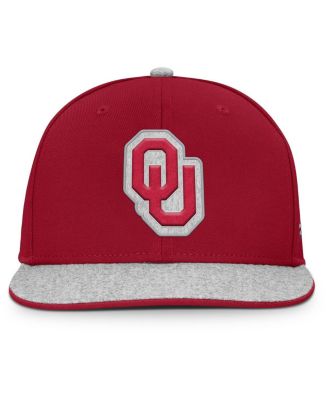 Men's Crimson Oklahoma Sooners Loden Snapback Hat