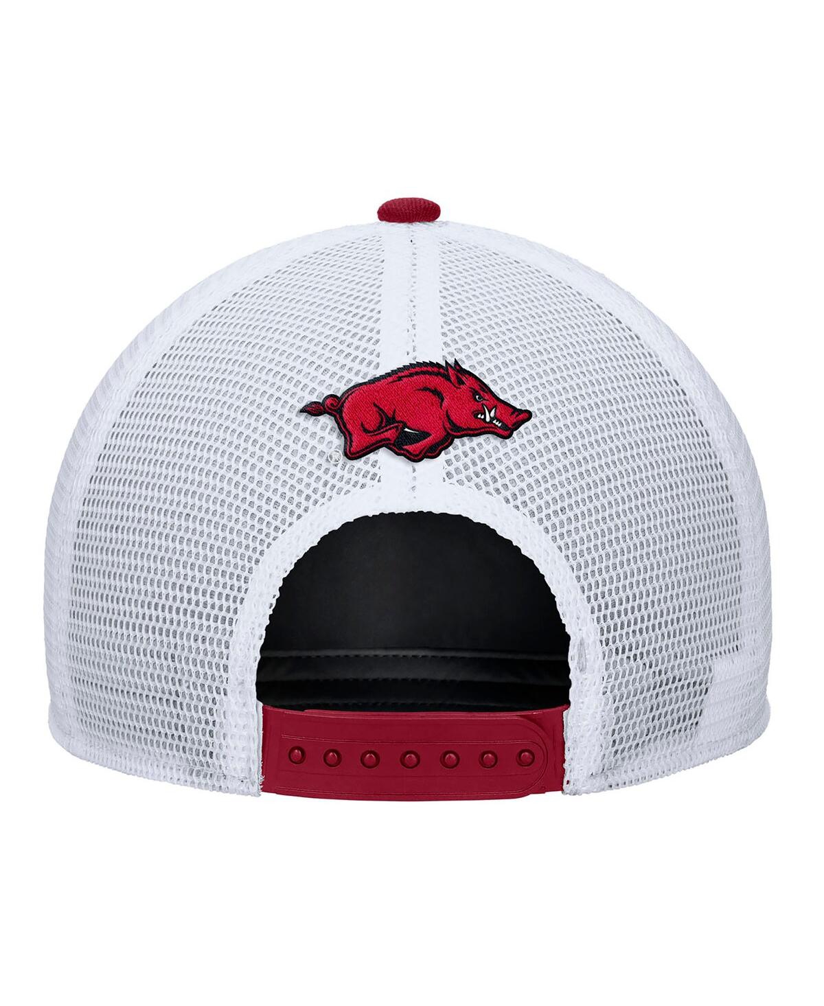 Nike Men's Cardinal Arkansas Razorbacks 2025 On-Field Rise Trucker Performance Adjustable Hat