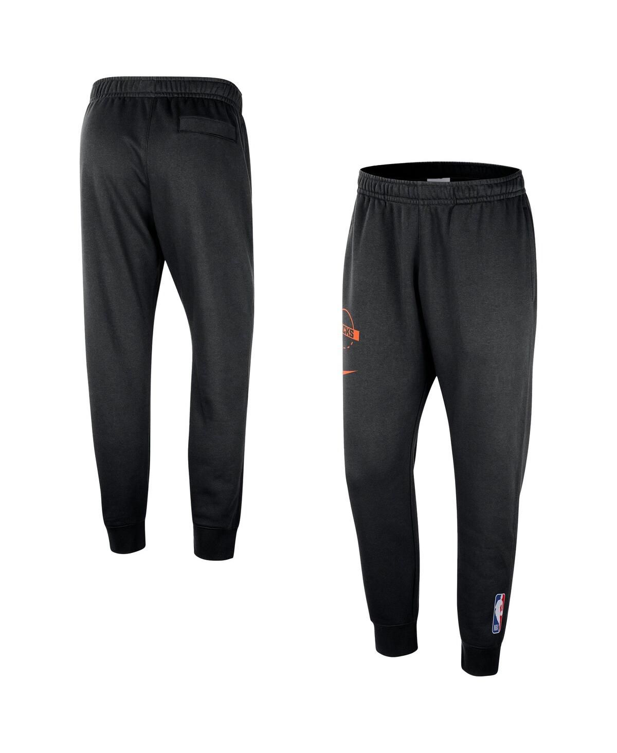 Мужские черные брюки для бега трусцой New York Knicks 2025/26 Authentic Practice Club