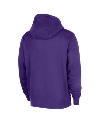 Men's Purple Los Angeles Lakers 2025/26 Authentic Practice Club Pullover Hoodie