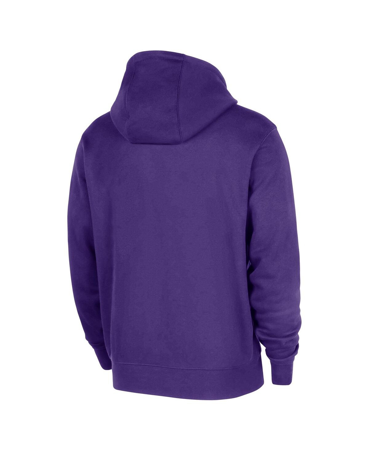 Nike Men's Purple Los Angeles Lakers 2025/26 Authentic Practice Club Pullover Hoodie In Purple
