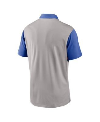 Men's Gray/Royal Florida Gators Vapor Performance Polo Shirt