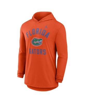 Men's Orange Florida Gators Classic Arch Tri-Blend Long Sleeve Hoodie T-Shirt