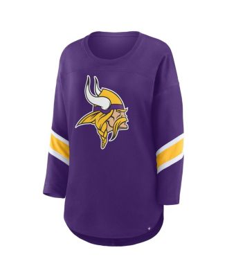 Women's Purple Minnesota Vikings Redzone 3/4-Sleeve T-Shirt