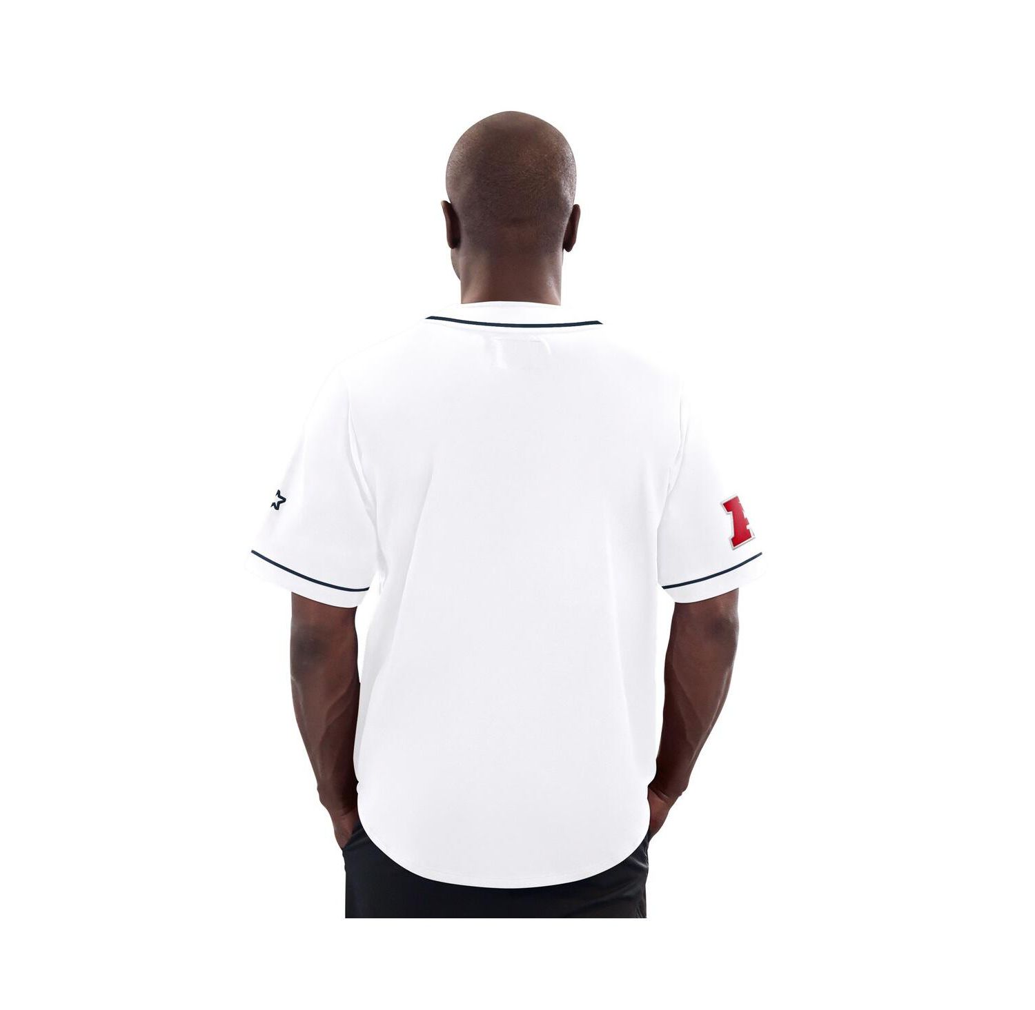Men's White Tennessee Titans Relay Full-Button Baseball Jersey