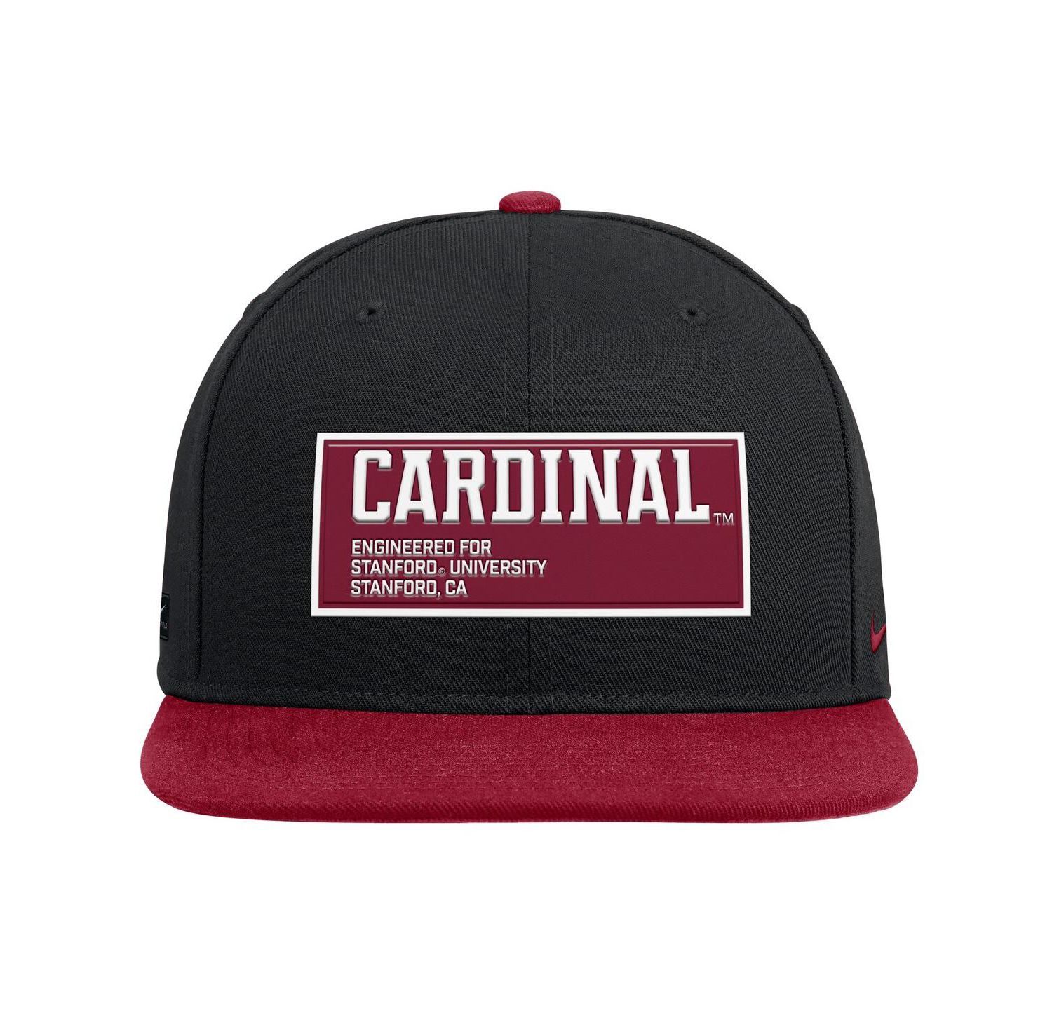 Men's Black/Cardinal Stanford Cardinal 2025 On-Field Patch Pro Dri-FIT Snapback Hat