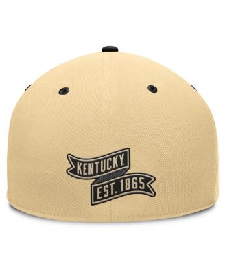 Men's Khaki/Black Kentucky Wildcats Balance Fitted Hat