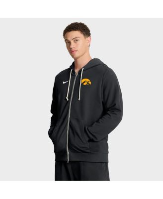 Nike - Men's Black Iowa Hawkeyes 2025 Sideline Standard Issue Dri-FIT Full-Zip Hoodie