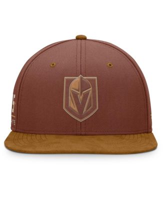 Men's Brown Vegas Golden Knights Fall Leaves Acreage Snapback Hat