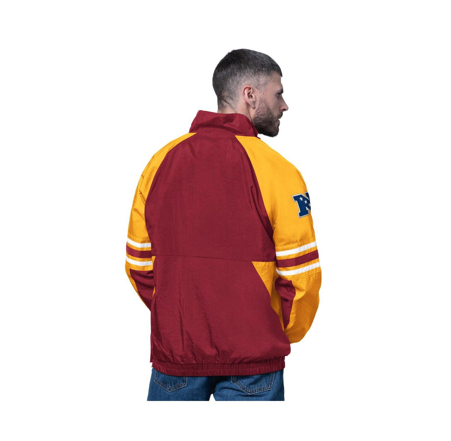 Men's Burgundy Washington Commanders Prospect Half-Zip Pullover Sweatshirt