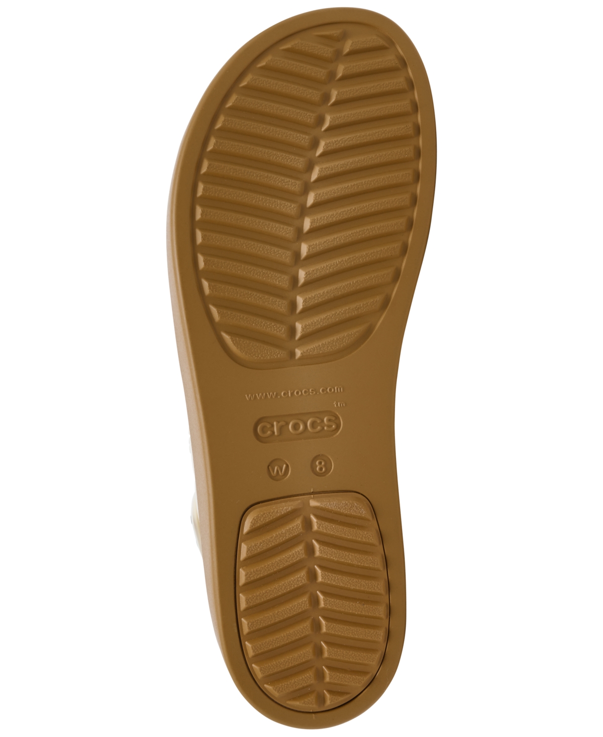 Crocs Women's Brooklyn Woven Low Wedge Sandals From Finish Line In White