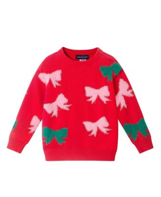 Baby Girls Bow Icon Sweater and Pants Set