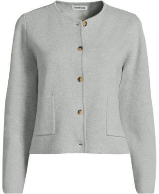 Women's Fine Gauge Cotton Milano Blazer Sweater