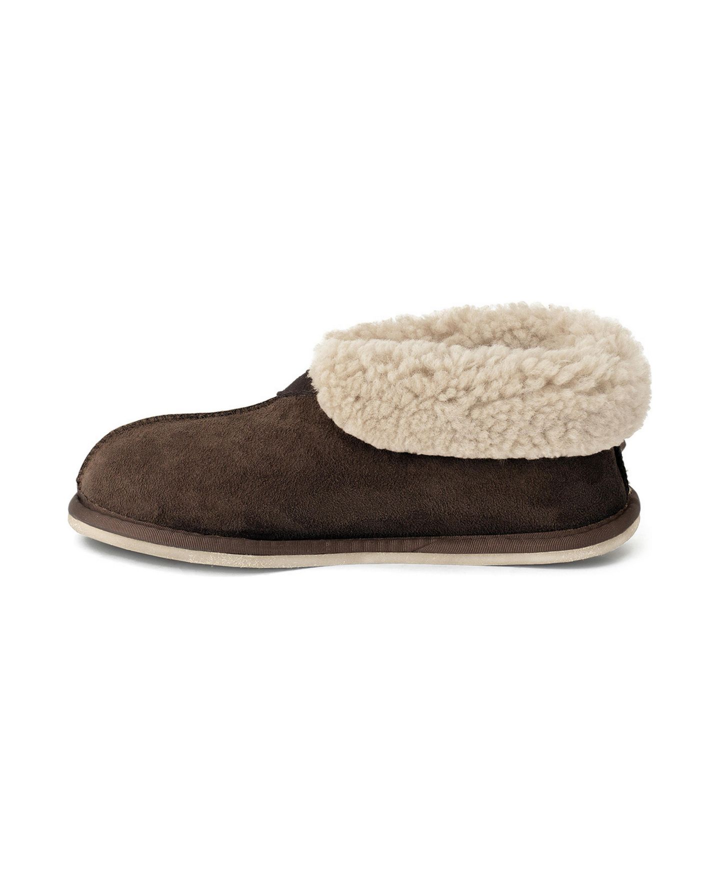 Женские тапочки Celtic & Co. Ladies' Shearling Bootee Slippers, цвет: Кремовый — фото 3