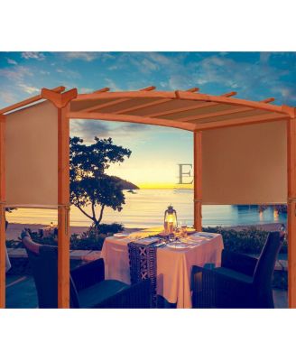 6.7'x17' Universal Replacement Canopy Cover Pergola Structure Sun Awning