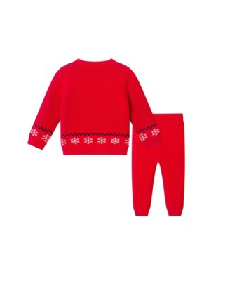 Infant Boys Baby Holiday Icon Fair Isle Sweater Set