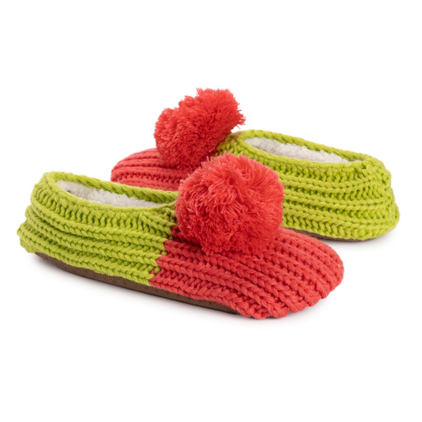 Женские тапочки MUK LUKS Ballerina Slippers, цвет: Арбузный — фото 8