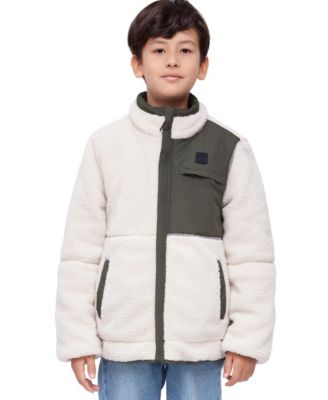 Little and Big Boys' Reversible Lightweight Fleece Jacket