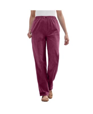 Plus Size Tall 7-Day Corduroy Straight-Leg Pant