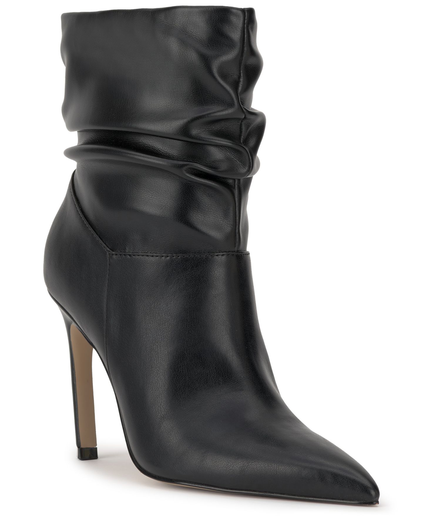 Женские ботинки Jessica Simpson Welina Pointed-Toe Slouch Booties, цвет: Чёрный гладкий — фото 1