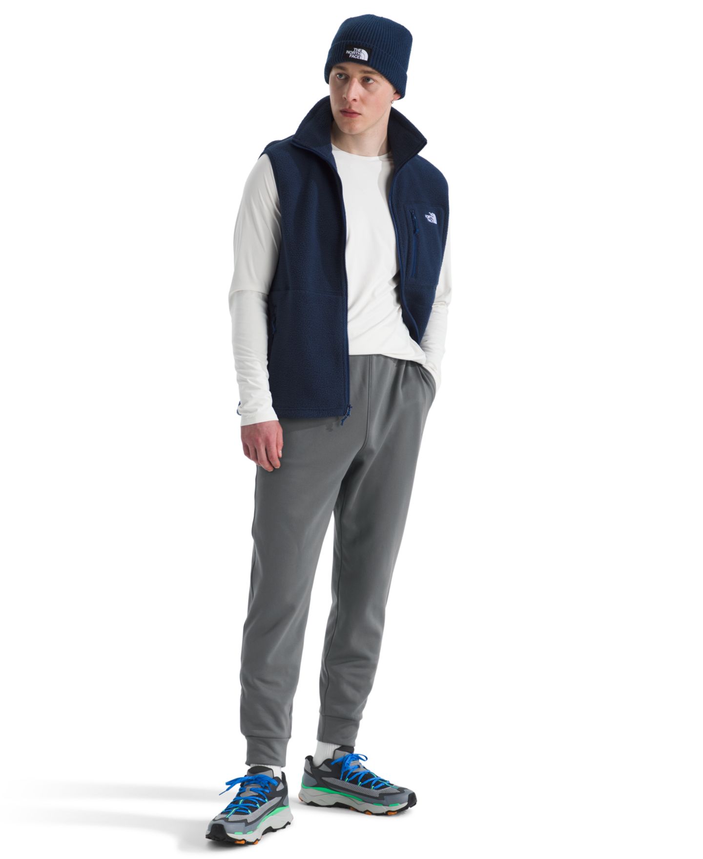 Мужские брюки The North Face Performance Fleece Sweatpants, цвет: Чёрный — фото 5