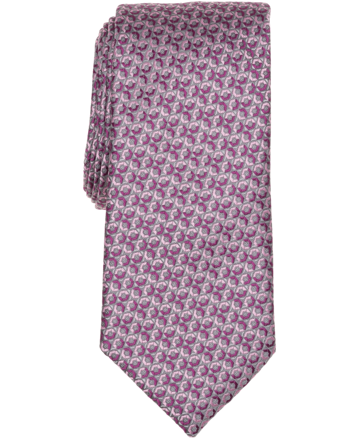 Perry Ellis Portfolio Men's Delson Geometric Tie In Multi
