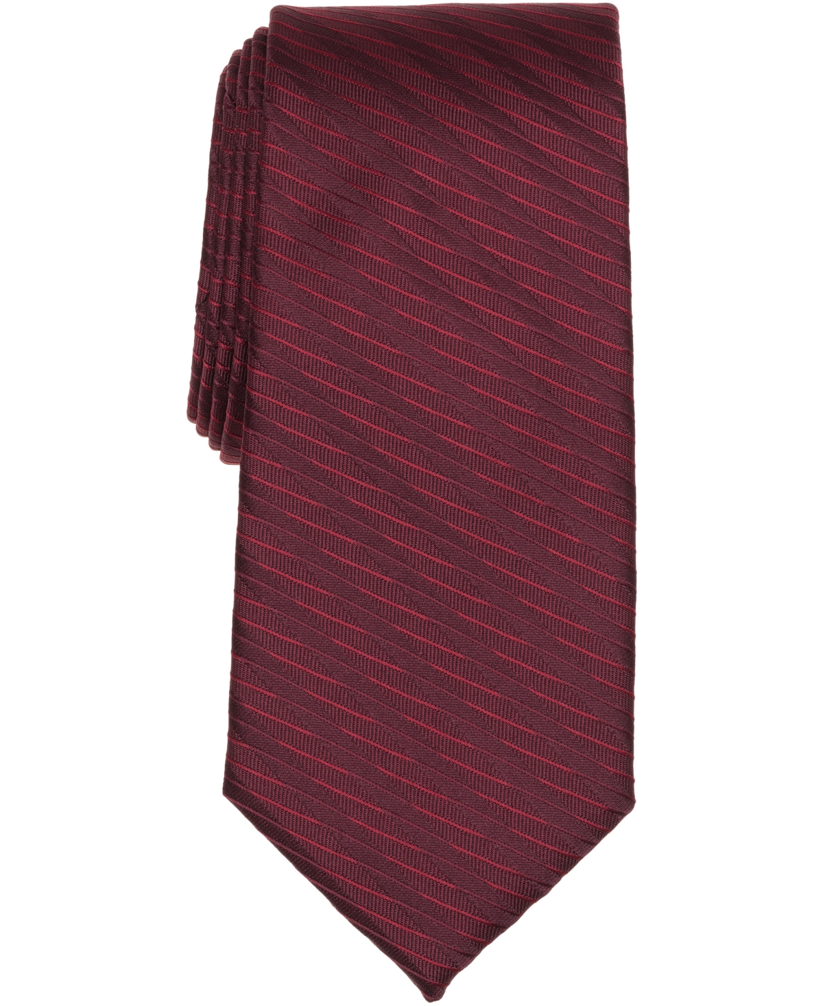 Perry Ellis Portfolio Men's Copen Abstract Tie In Burgundy