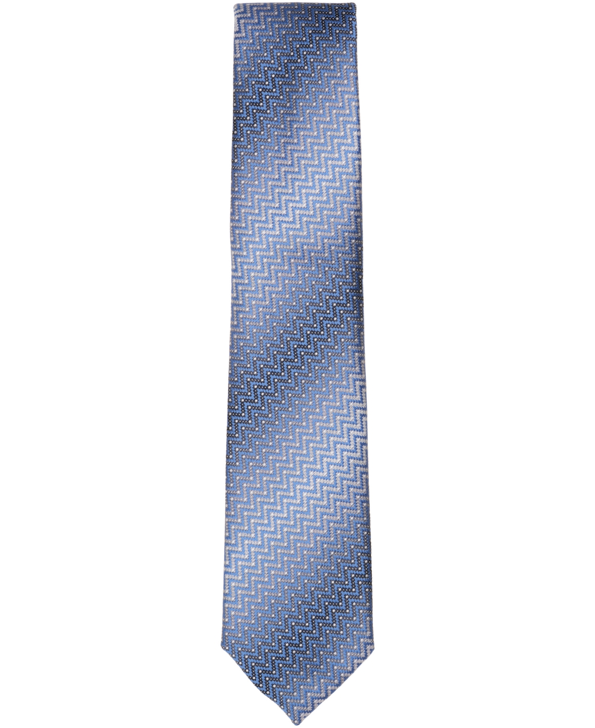Perry Ellis Portfolio Men's Paynter Geo-pattern Classic Tie In Blue