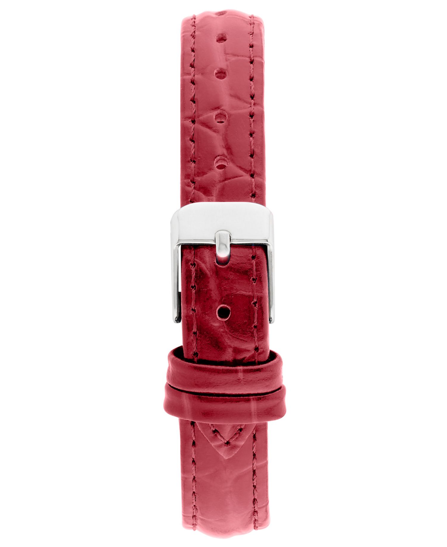 Women's Modena Red Leather Strap Watch, 22mm