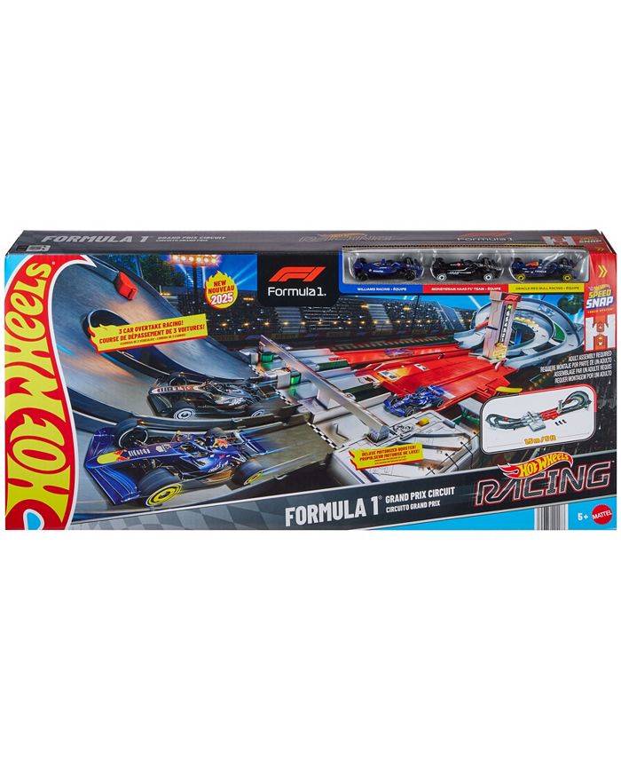 Hot Wheels Race Formula 1 Grand Prix Circuit Track Set and Cars - Multi - No Size