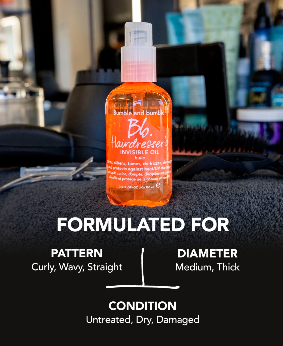 Bumble and Bumble Hairdresser's Invisible Oil Frizz Reducing Hair Oil