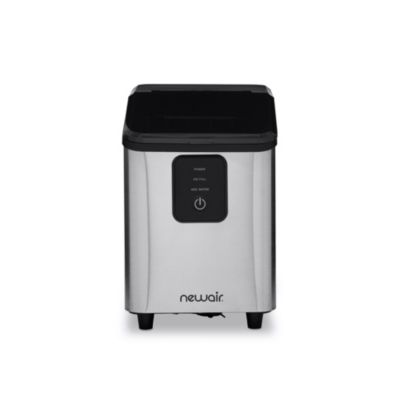 26 lbs. Mini Ice Maker Countertop, Portable Ice Machine in Stainless Steel