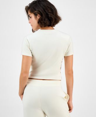 Women's Couture Short-Sleeve Regular Velour T-Shirt 