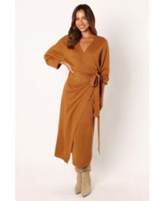 Women's Nova Wrap Knit Midi Dress