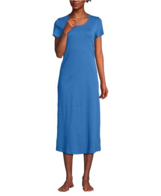 Women's Cotton Short Sleeve Midcalf Nightgown
