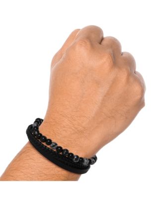 Braided & Beaded Bracelet - 8.5''