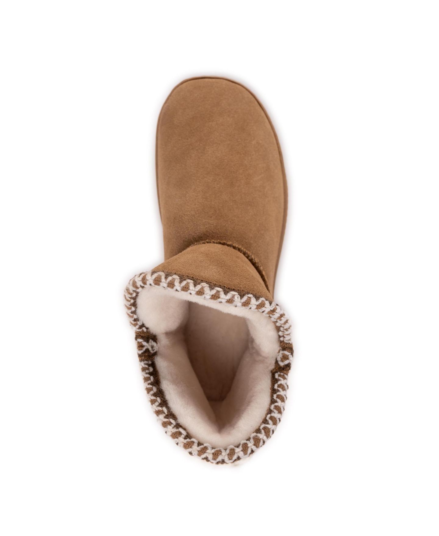 Женские тапочки MUK LUKS Amira Paige Slipper, цвет: Серо-коричневый — фото 6