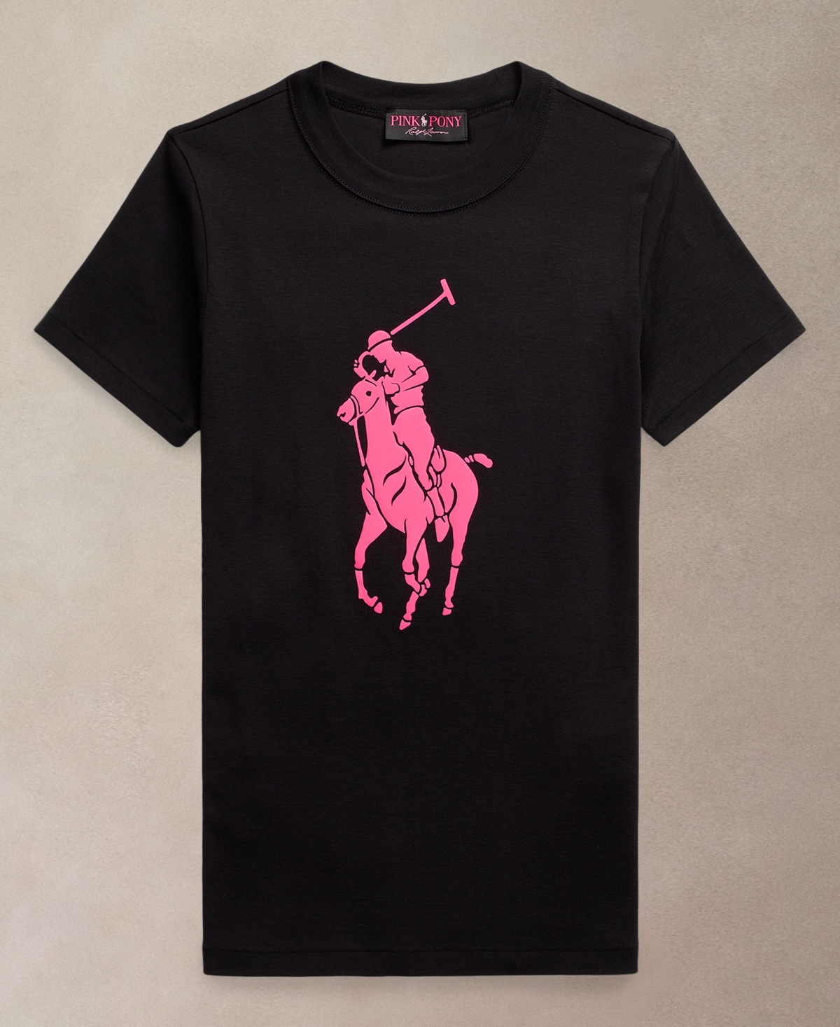 Polo Ralph Lauren Women's Pink Pony Crewneck T-Shirt