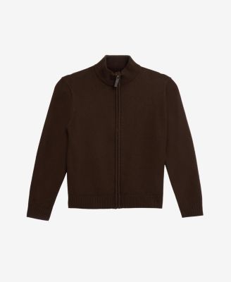 Xray Boys Full Zip Cardigan Sweater - Brown 29$